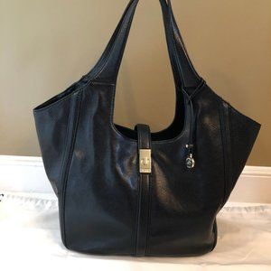 Brahmin "Carla" Tote in Black Newbury w/Dust Bag